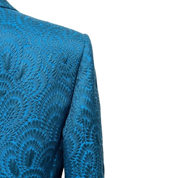 Tom Ford Blue Patterned Blazer - Picture 6 of 14